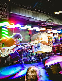 punk band performing at lovedrafts brewing co on the giant stage in mechanicsburg pa